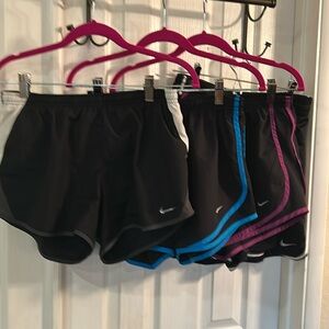 4 pair Nike shorts - 3 short Dri Fit & 1 Long